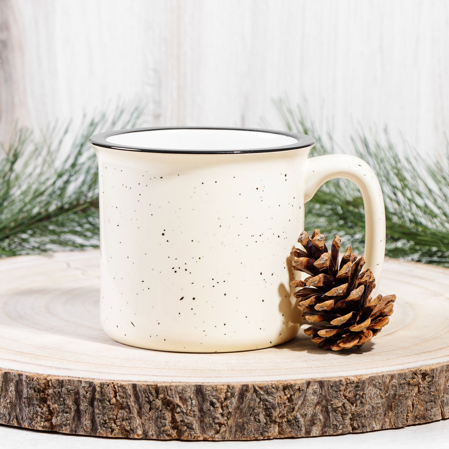 Custom Zip Code, Ceramic Camp Mug (Large 13oz)