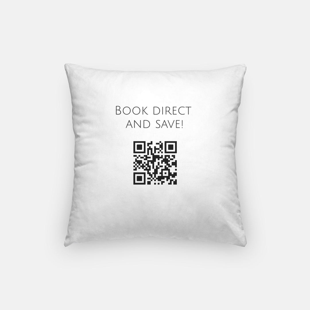 Custom Pillowcase, Premium Luxe (16x16) - featuring property logo