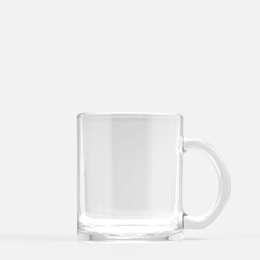 Custom Logo Glass Mug (10oz)