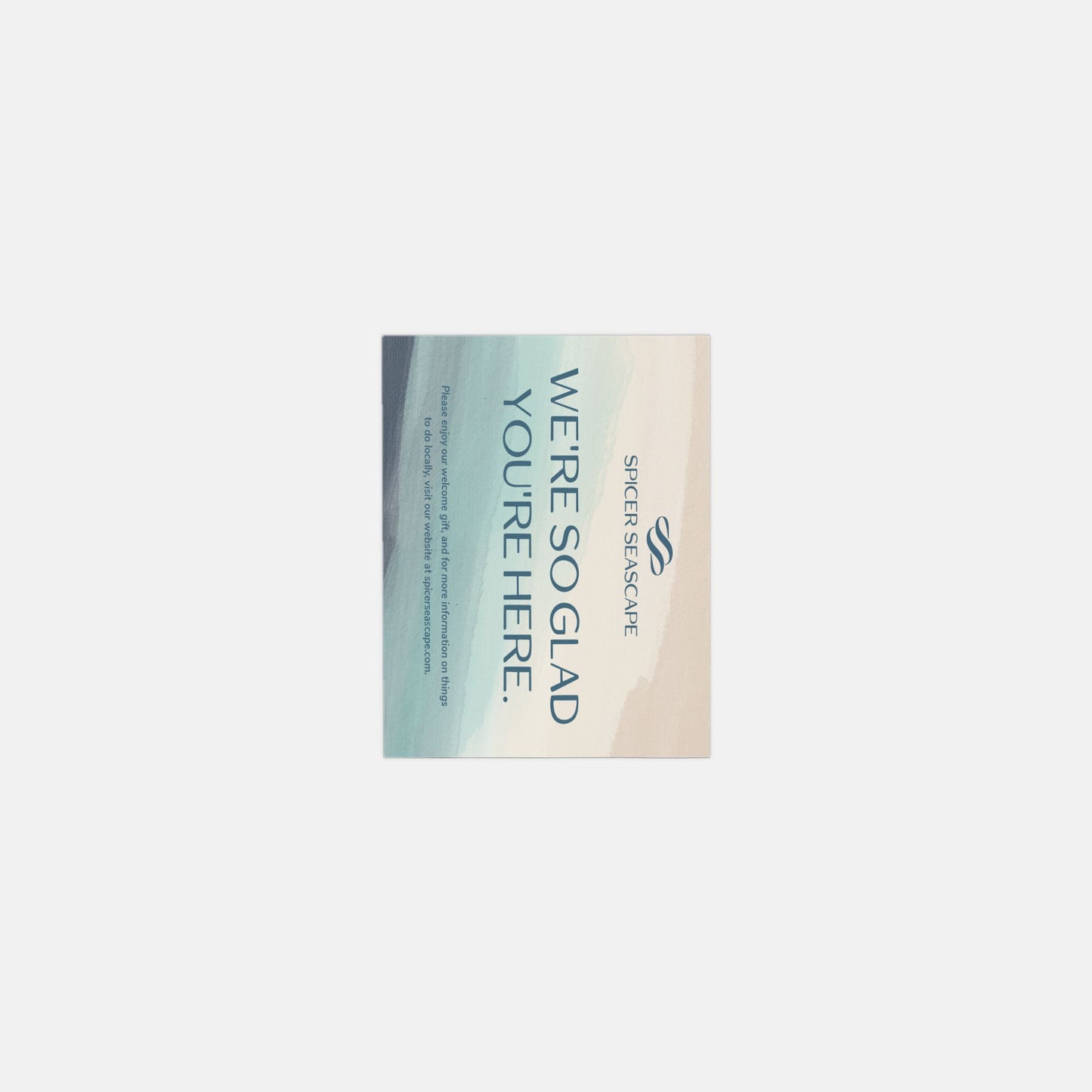 Custom Welcome Cards, with envelopes (set of 10)