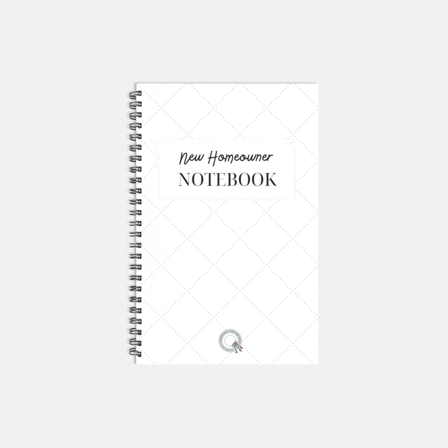 New Homeowner Notebook with Realtor's Logo - Softcover, Spiral-bound 5.5 x 8.5"