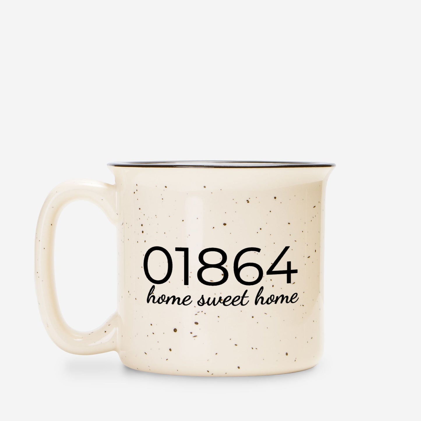 Custom Zip Code, Ceramic Camp Mug (Large 13oz)