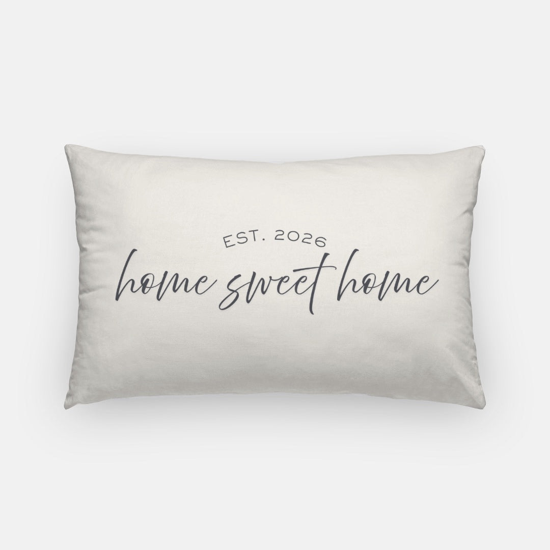 New Homeowner Gift: Lumbar Pillow (Est. 2026)
