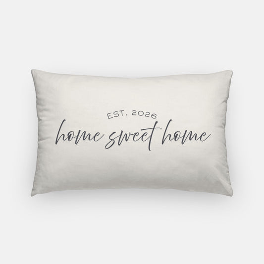 New Homeowner Gift: Lumbar Pillow (Est. 2026)