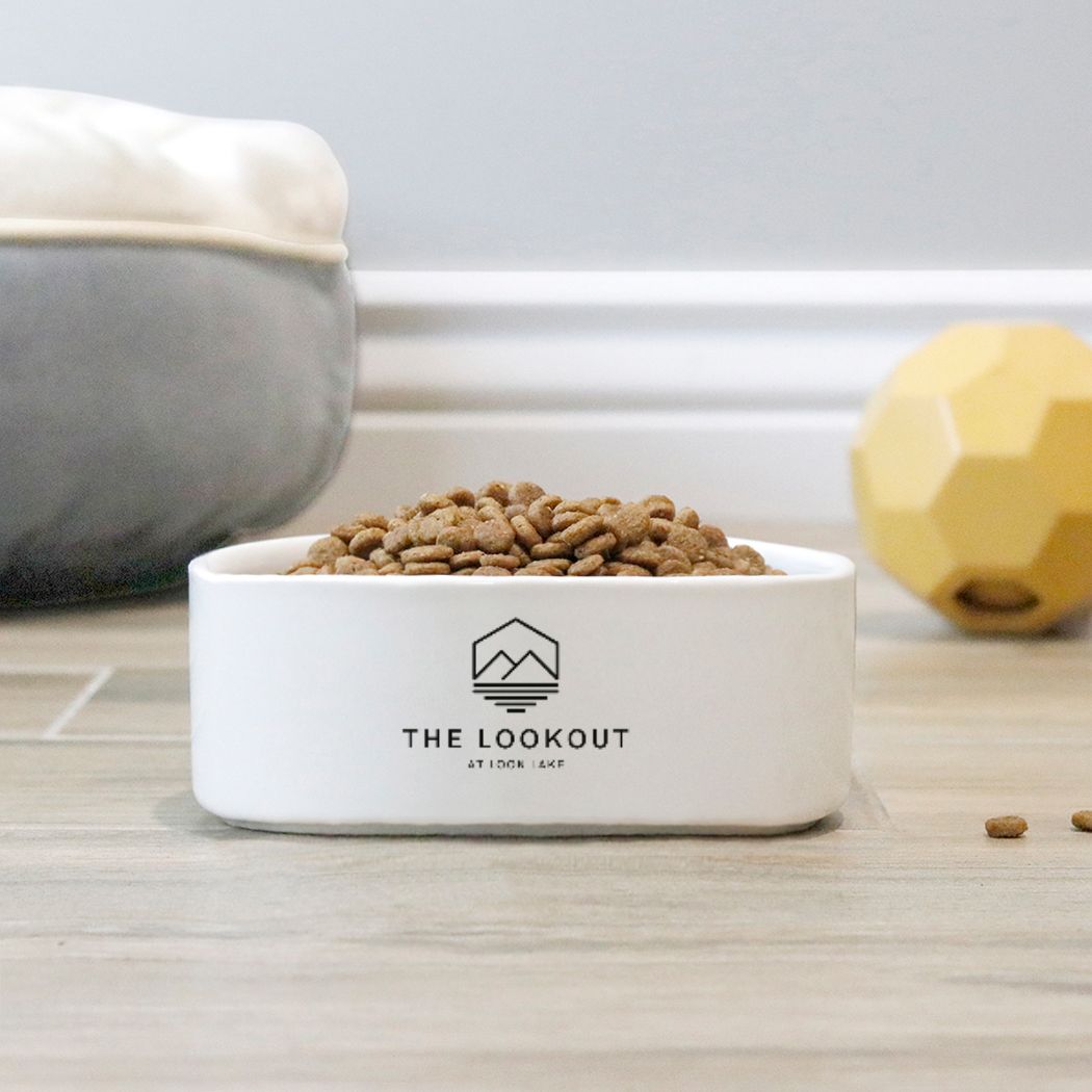 Custom Logo Pet Bowl - for Pet-Friendly STRs