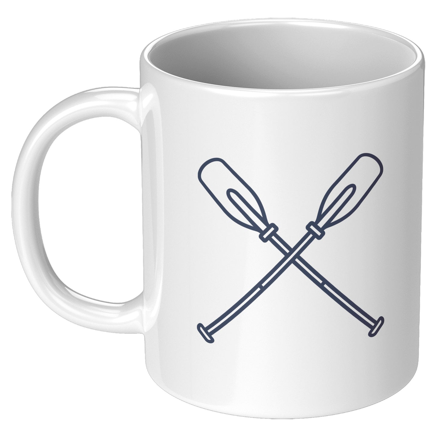 Coffee Mug - Beach House Mug, Lake House Mug :: Oars