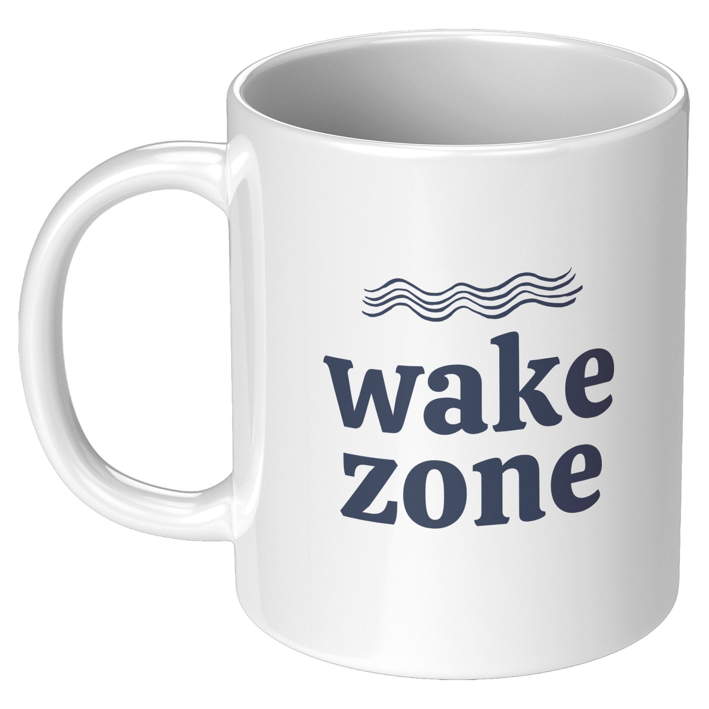 Coffee Mug - Beach House Mug, Lake House Mug :: Wake Zone