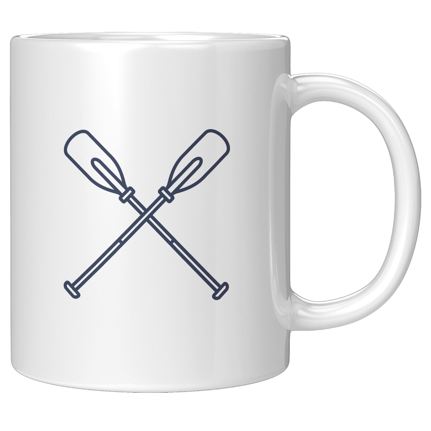 Coffee Mug - Beach House Mug, Lake House Mug :: Oars