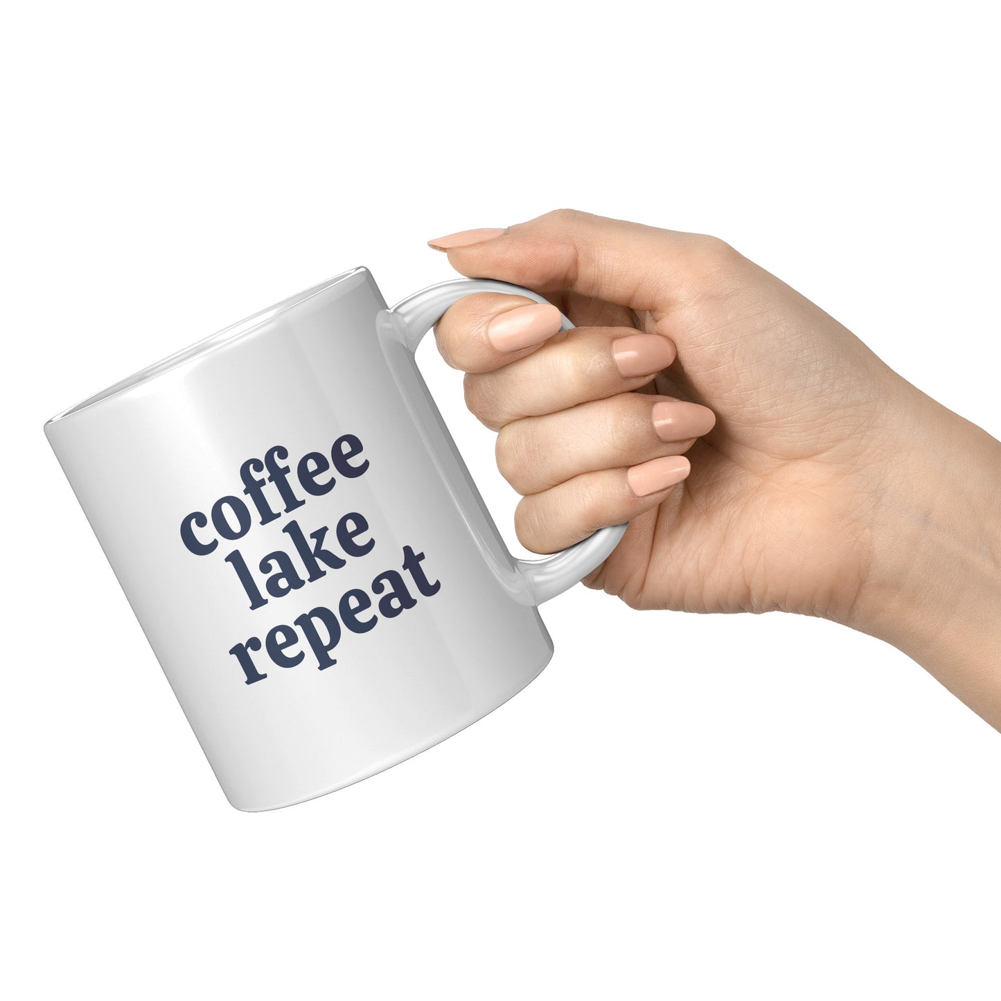 Coffee Mug - Lake House Mug :: Coffee Lake Repeat