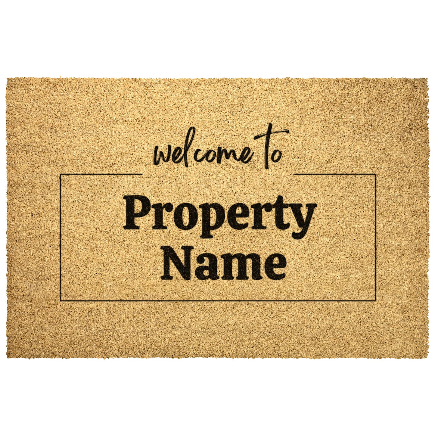 Outdoor Mat :: Custom doormat with your Airbnb property name