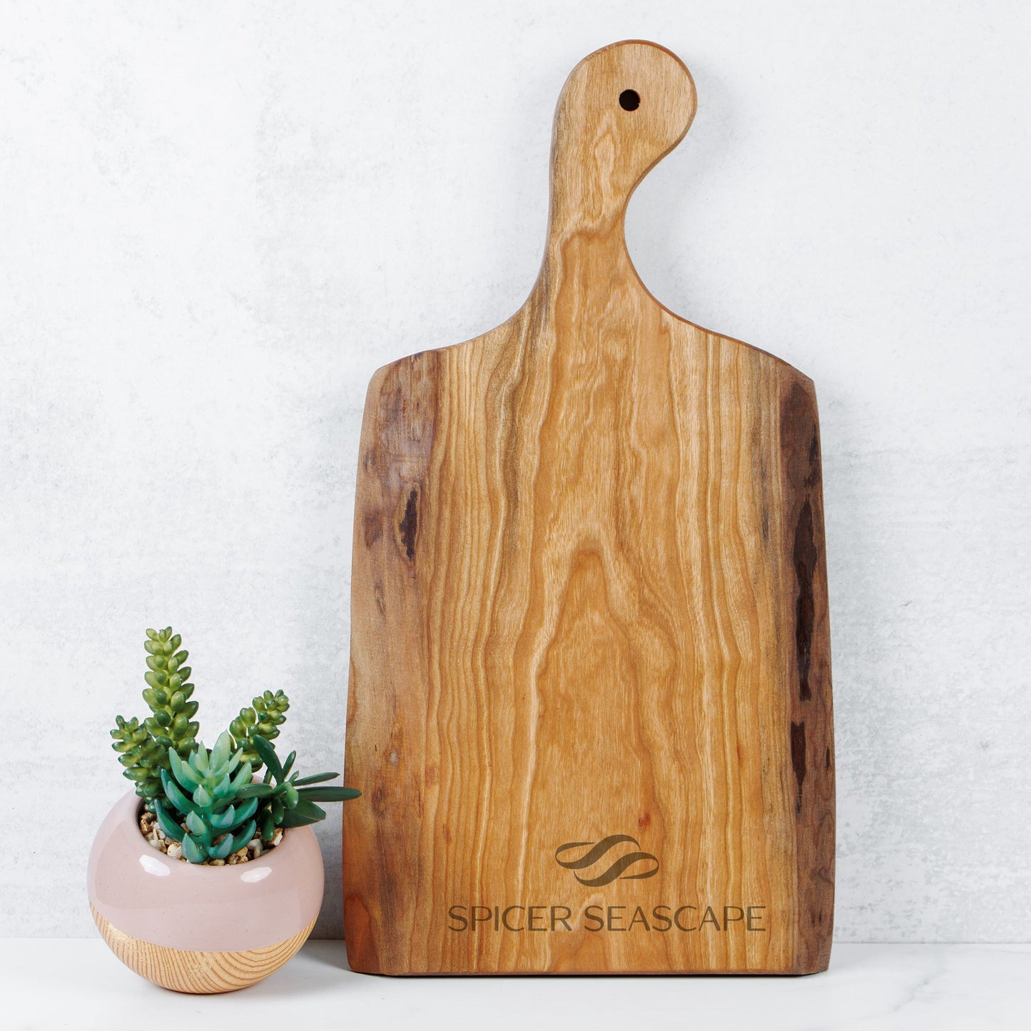Artisan Wood Serving Board with Live Edge