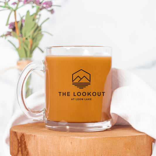 Custom Logo Glass Mug (10oz)