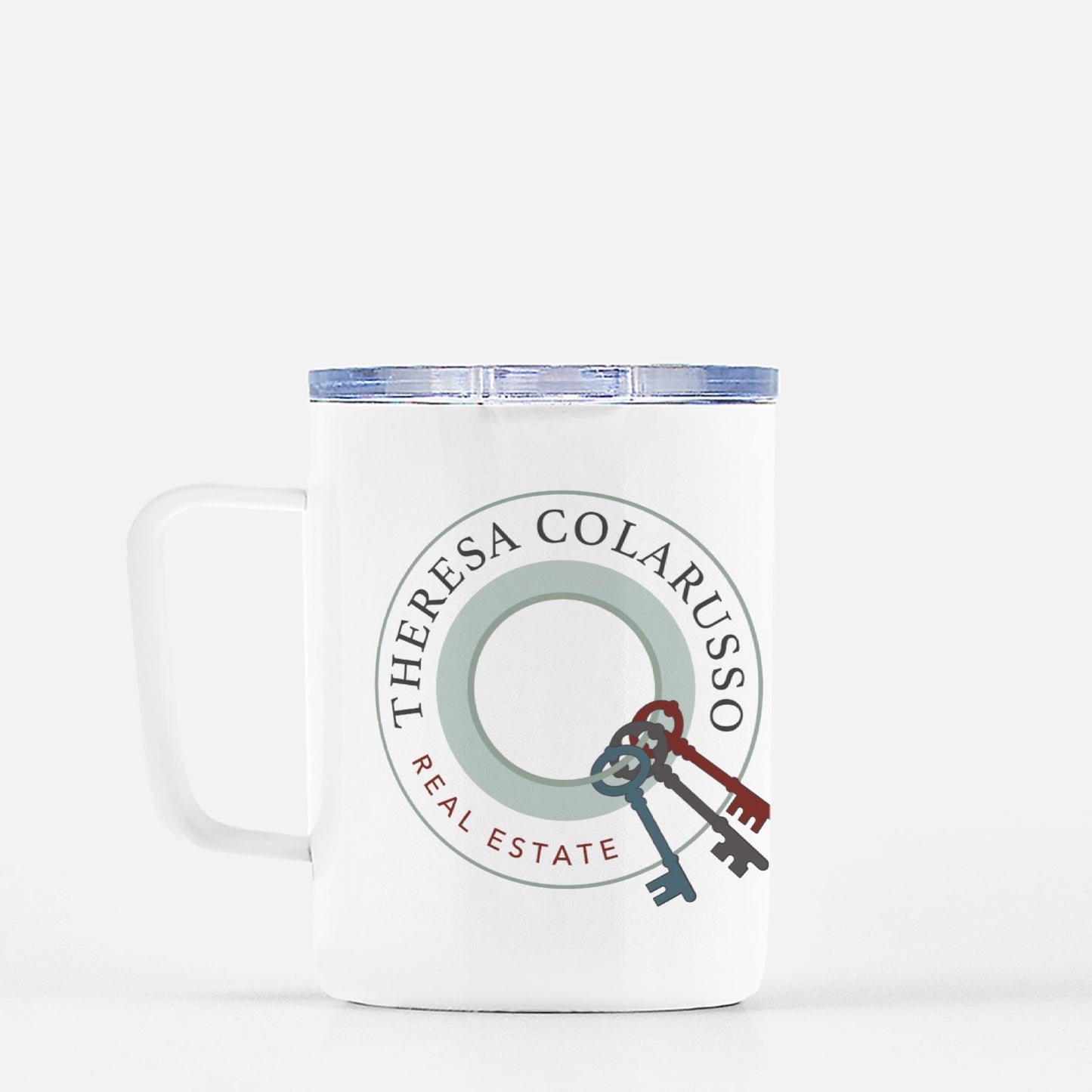 Custom Logo Travel Mug with Lid (10 oz.)