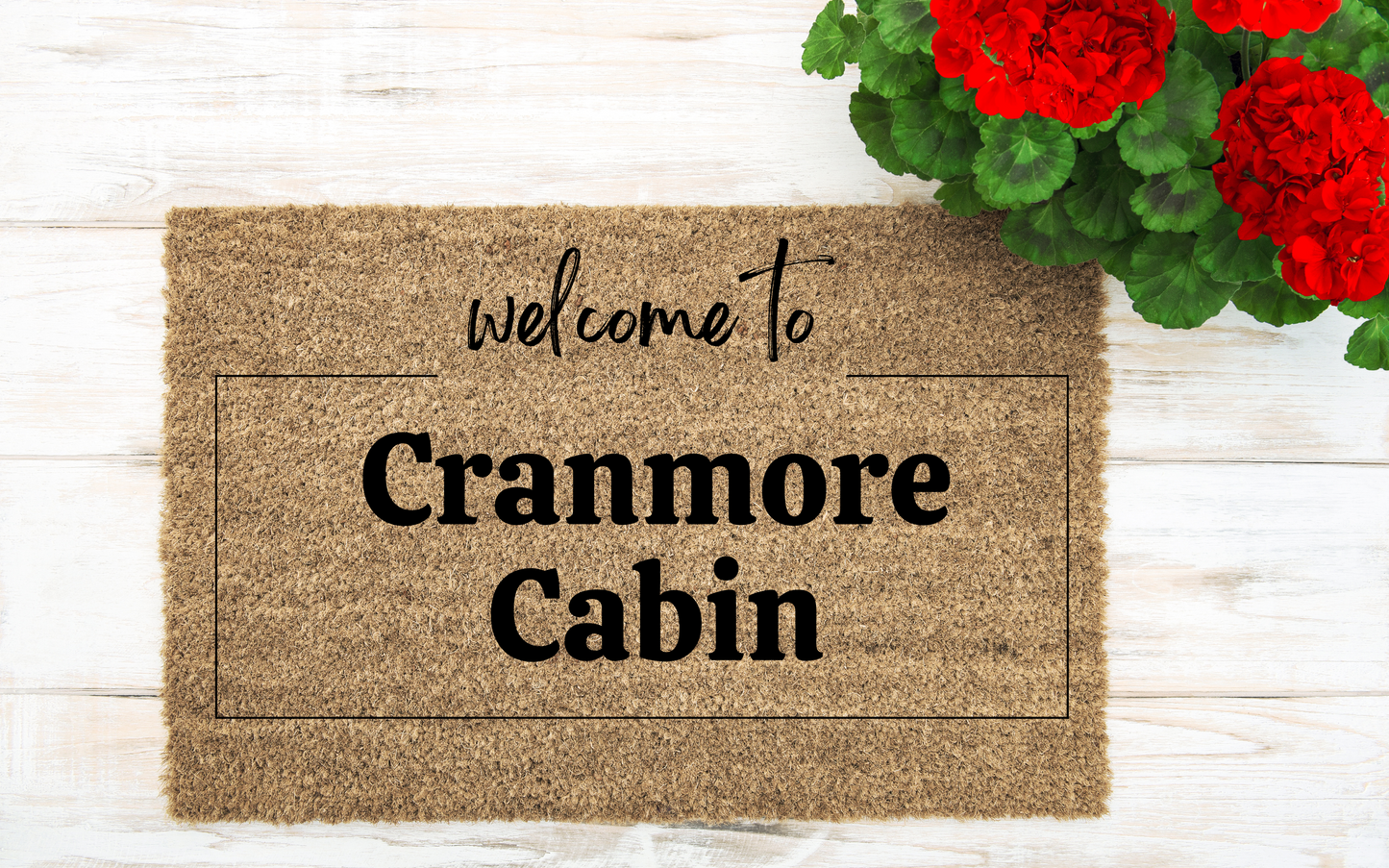 Outdoor Mat :: Custom doormat with your Airbnb property name