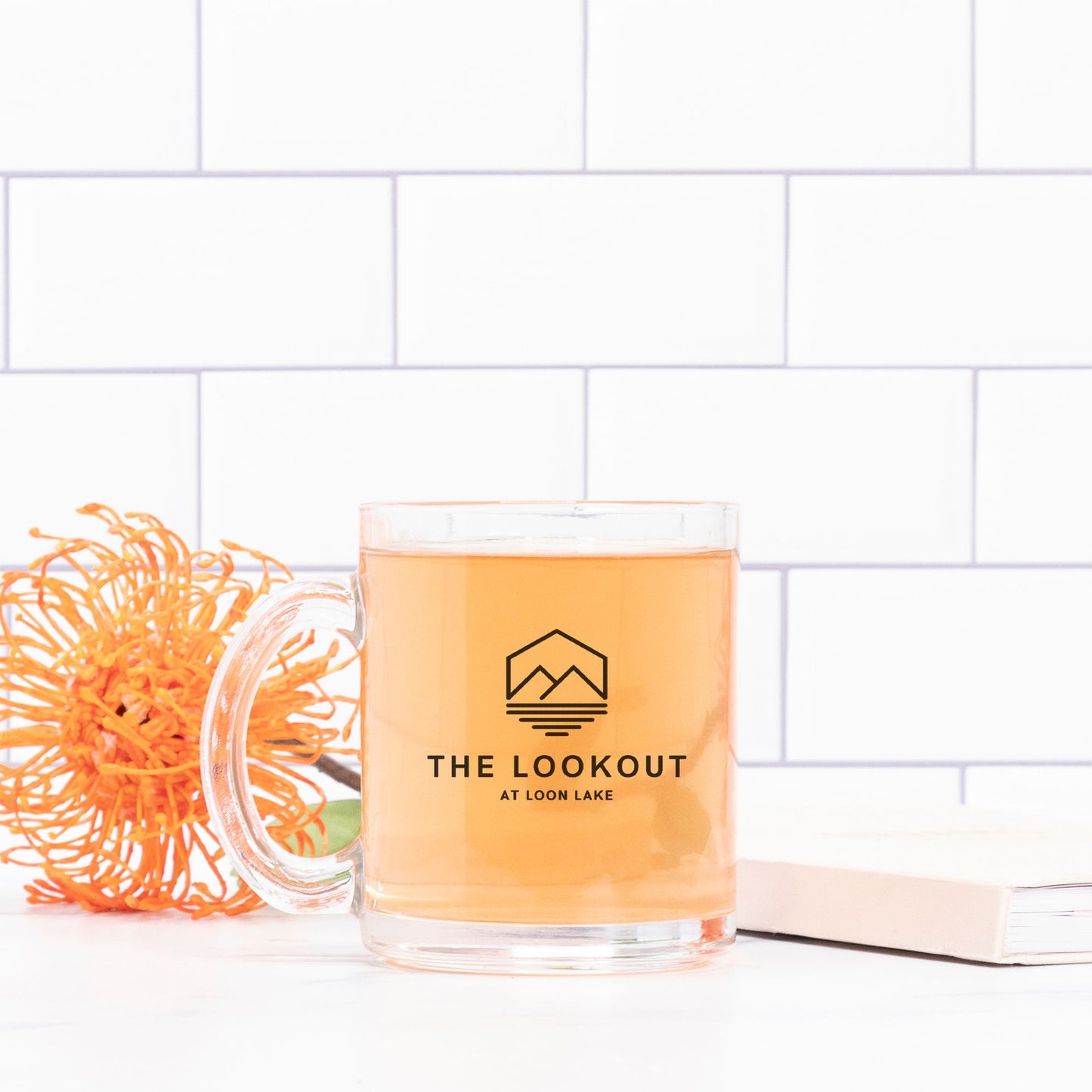 Custom Logo Glass Mug (10oz)