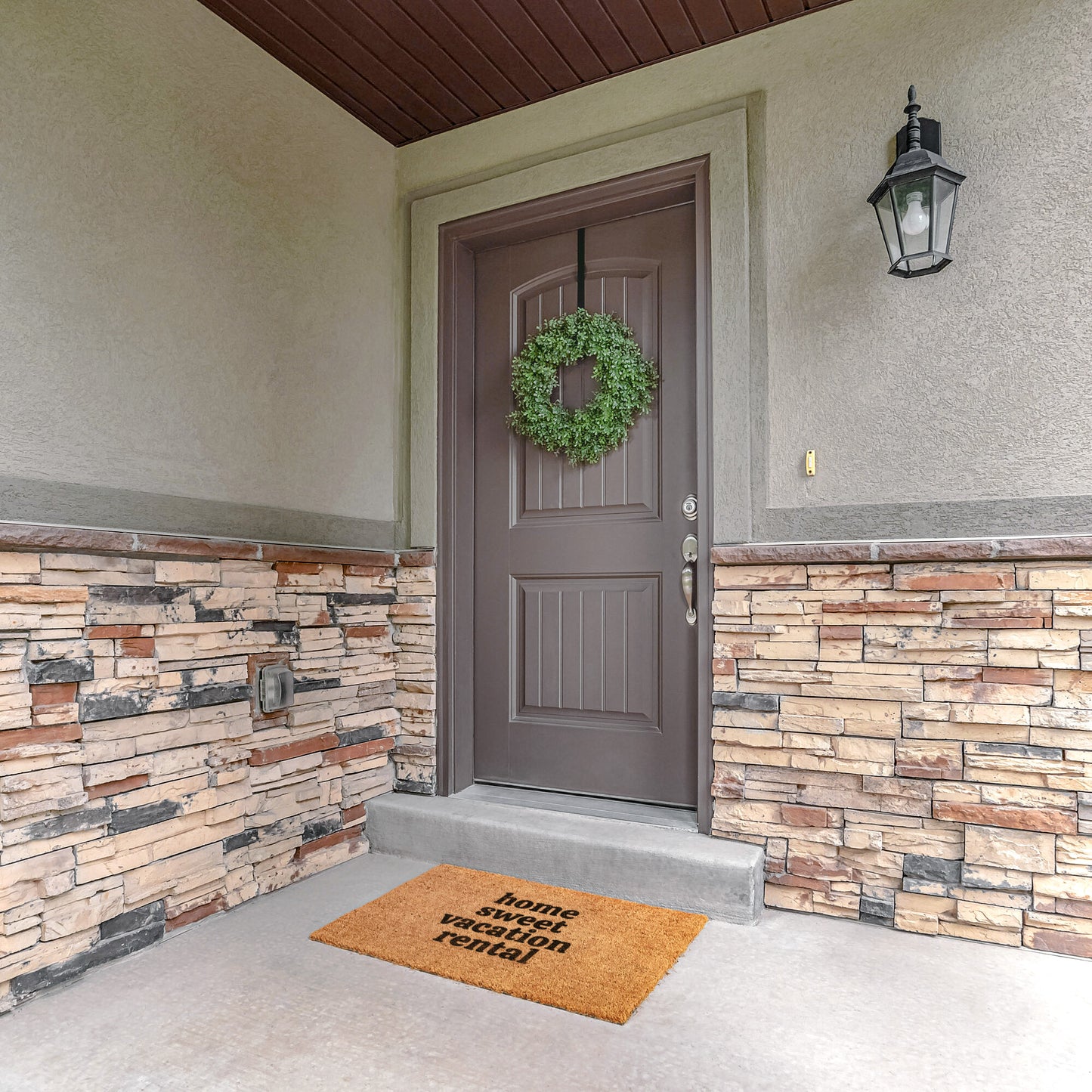 Outdoor Mat :: "Home Sweet Vacation Rental" doormat