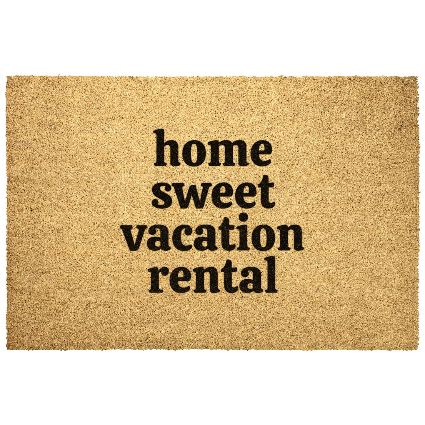 Outdoor Mat :: "Home Sweet Vacation Rental" doormat